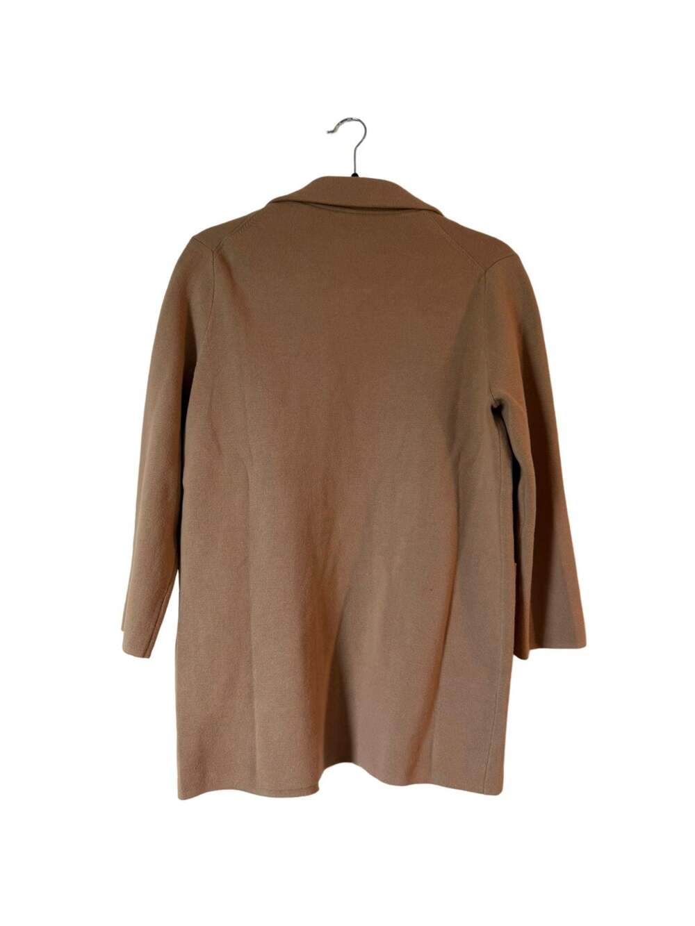Quince 100% Organic Cotton Knit Blazer in Camel Size S - Picture 4 of 6